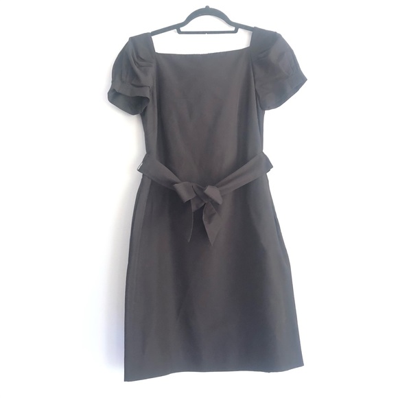 J. Crew Collection Puff Sleeve Black Dress - Picture 8 of 15